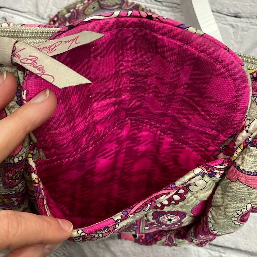 Vera Bradley quilted pink paisley purse crossbody - Image 5