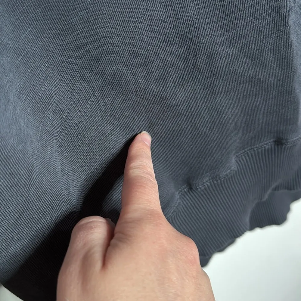 Pilcro Anthro Oversized Tunic Pullover Off shoulder Sweatshirt in grey Size S - Image 8