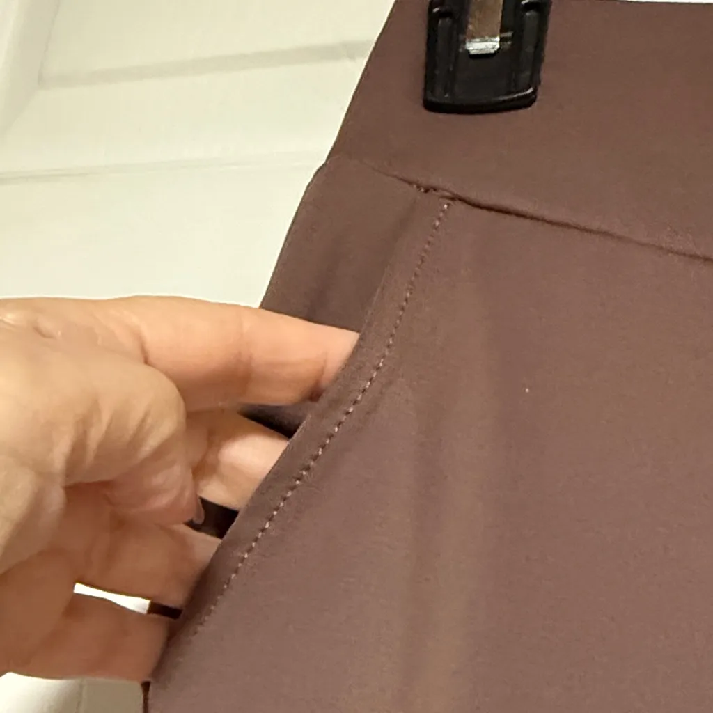 Zac & Rachel Cropped Brown Pants - Image 2