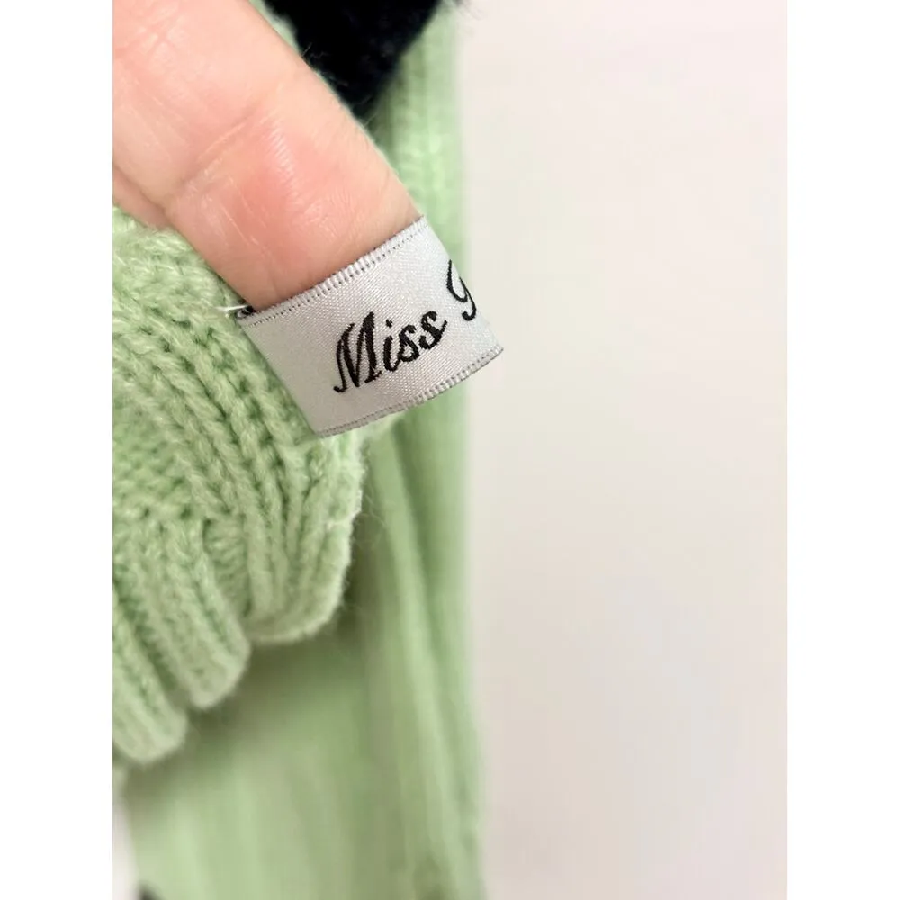 NWT Miss Rosier Chava Knitted Cardigan & Strapless Dess Matching Set Green Small - Image 6
