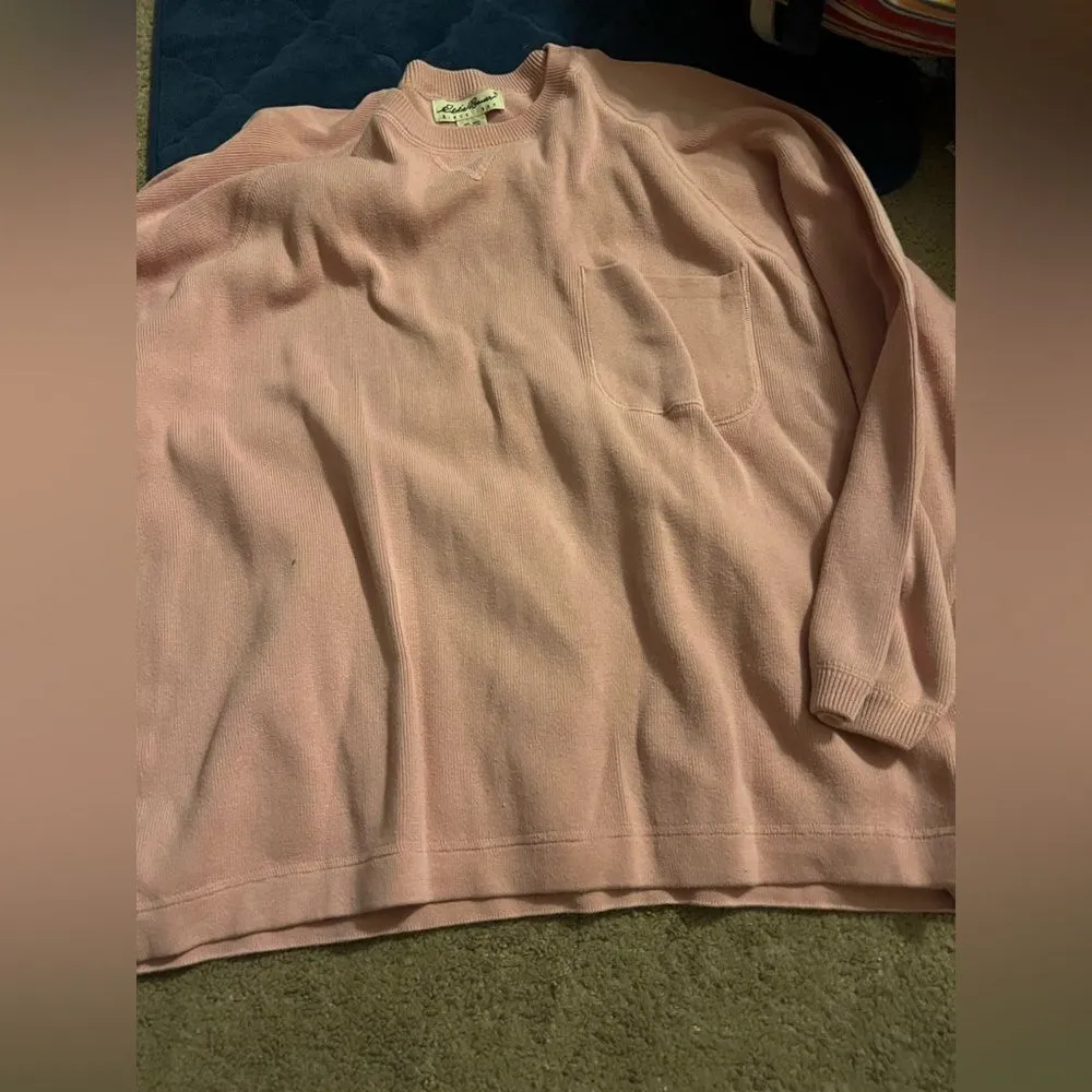 Eddie Bauer large pink sweater - Image 3