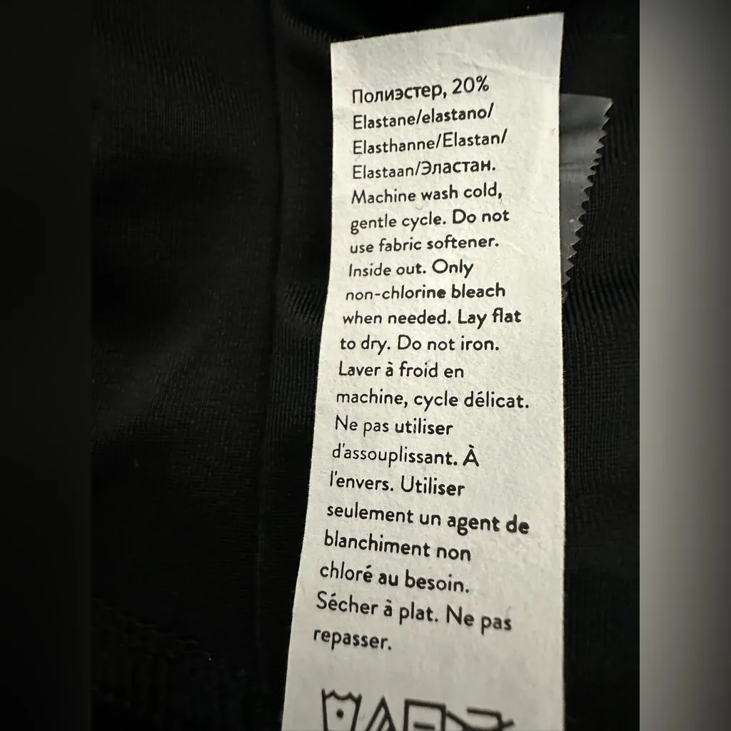 NWT SPANX Faux Leather Moto Leggings Petite XL High Waist Shaping - Image 7