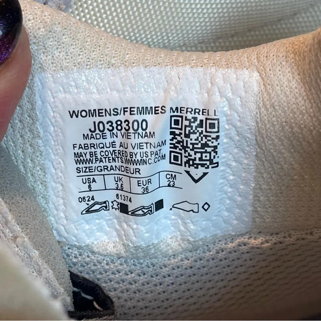 New Merrell Speed Solo MXD Mid Waterproof Hiking Boots Cream Beige Women's Sz 6 - Image 4