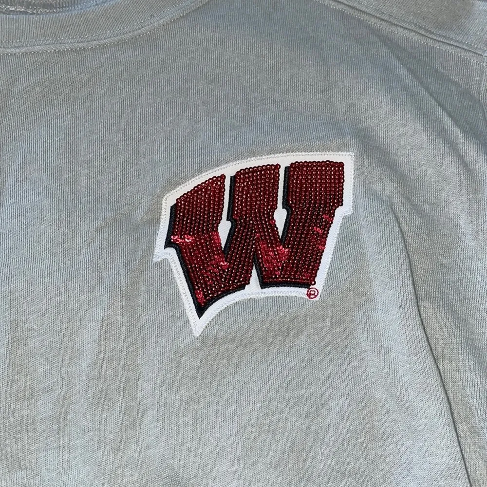 Wisconsin badgers sequin pullover - Image 2