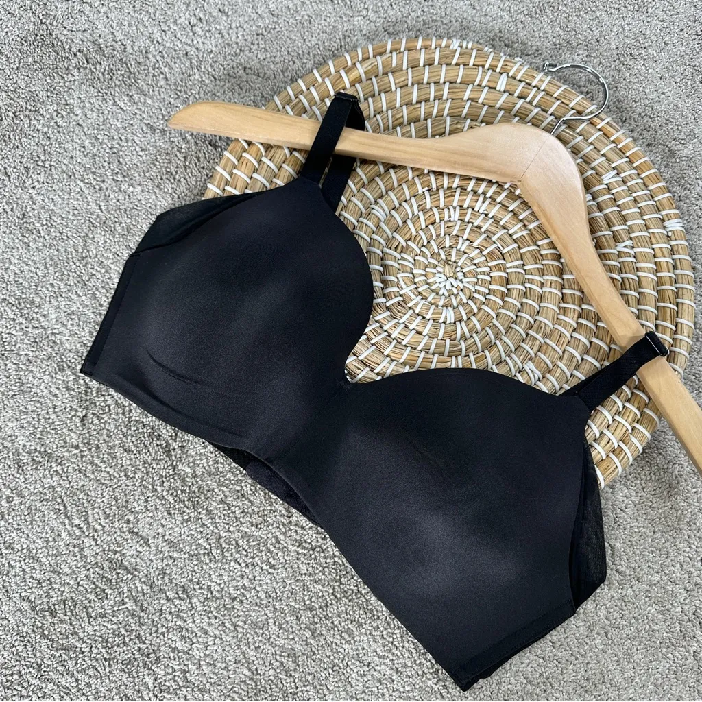 Wacoal Women’s Ultimate Side Smoother Wirefree Bra in Black 36D - Image 3