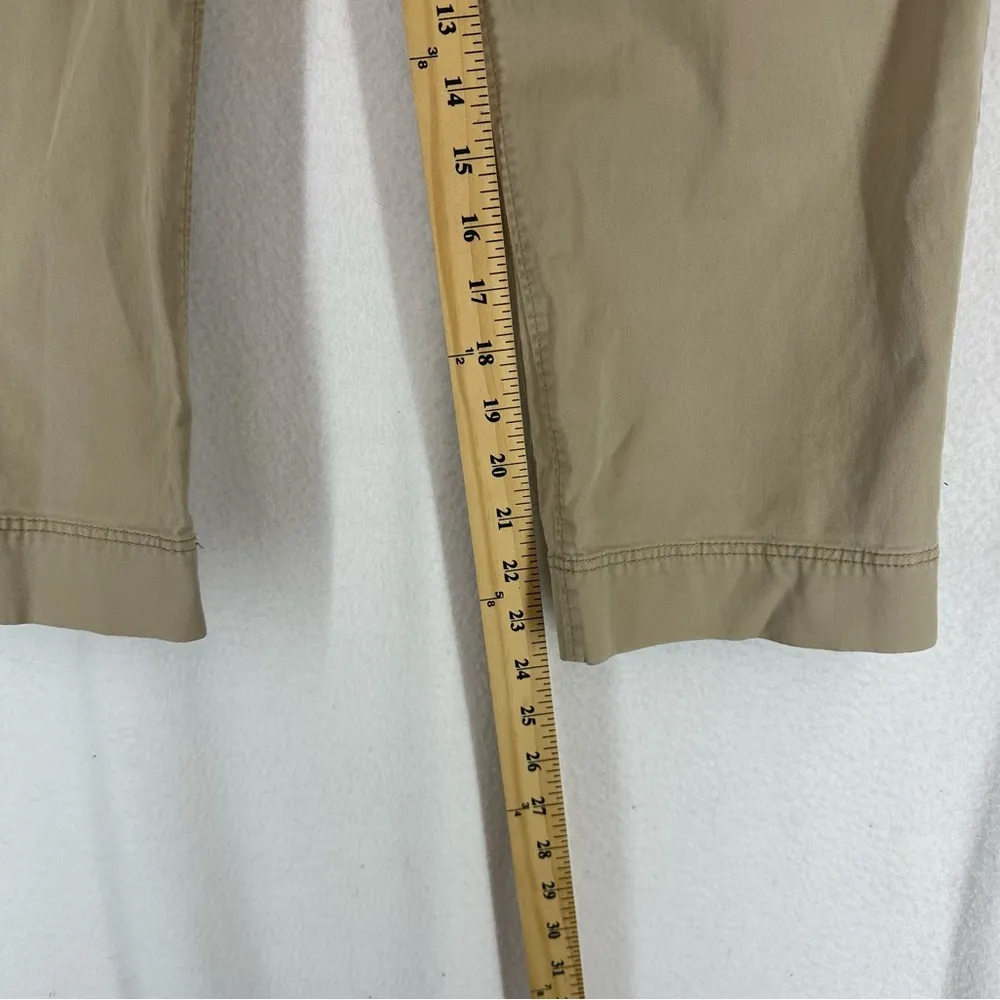 Old Navy Low Rise Capri Chino Pants Women’s 10 Tan - Image 3