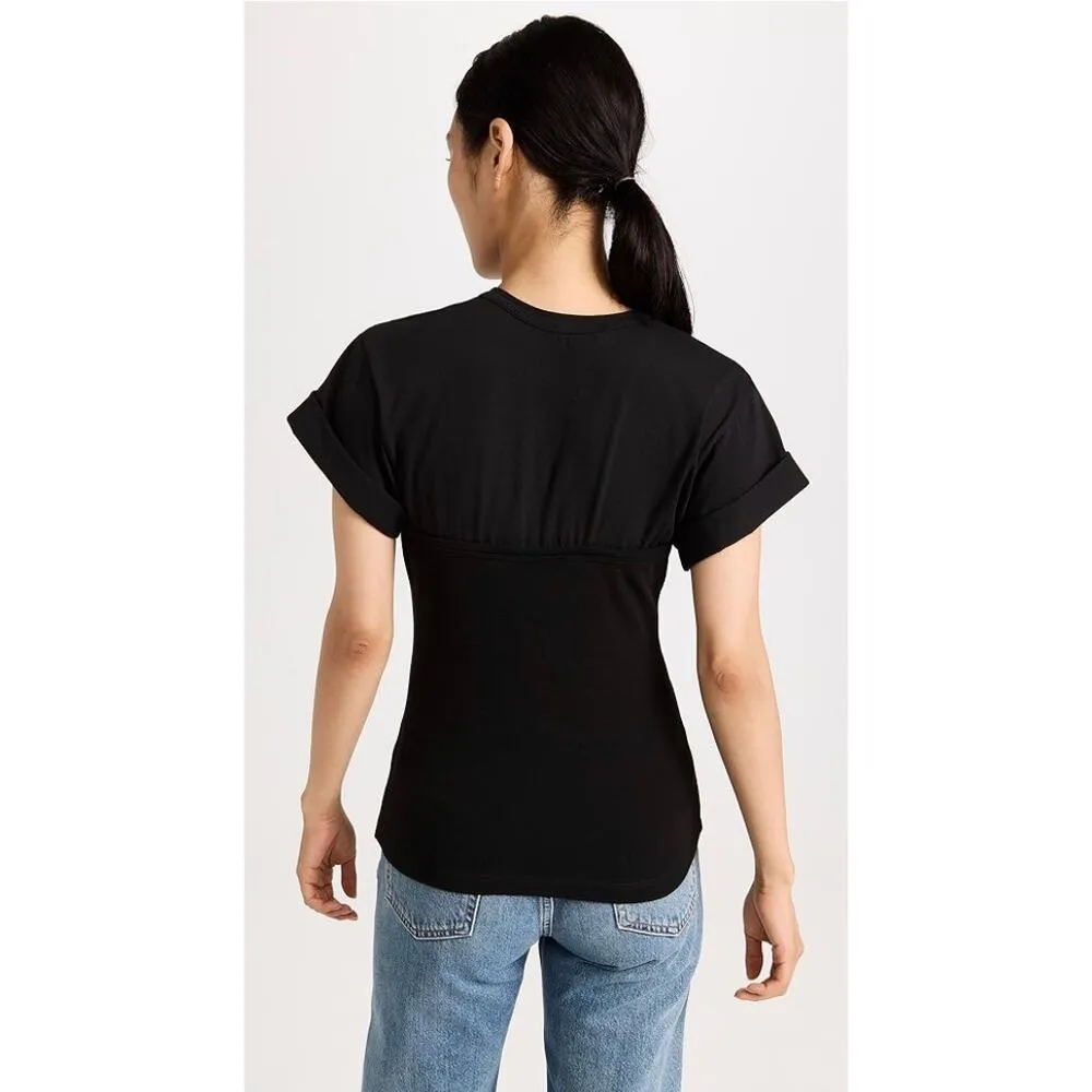 A.L.C. Black Frankie Tee Shirt - Image 8