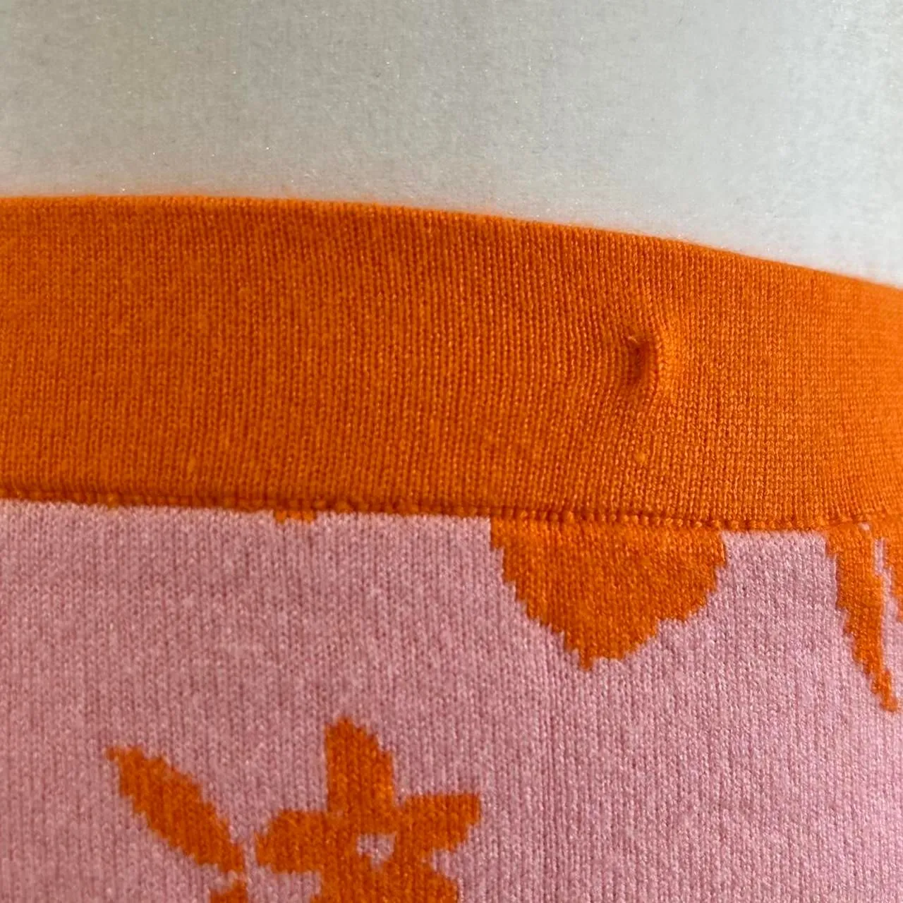 Pink and Orange Tropical Floral Mini SKirt - Image 5