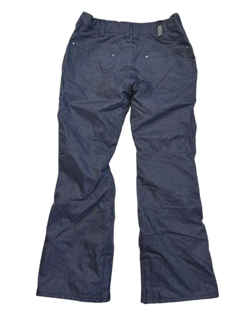 Aperture Ski Pant Womens Large Blue Snowboarding Skiing Outdoor Waterproof 10Kmm - Image 2