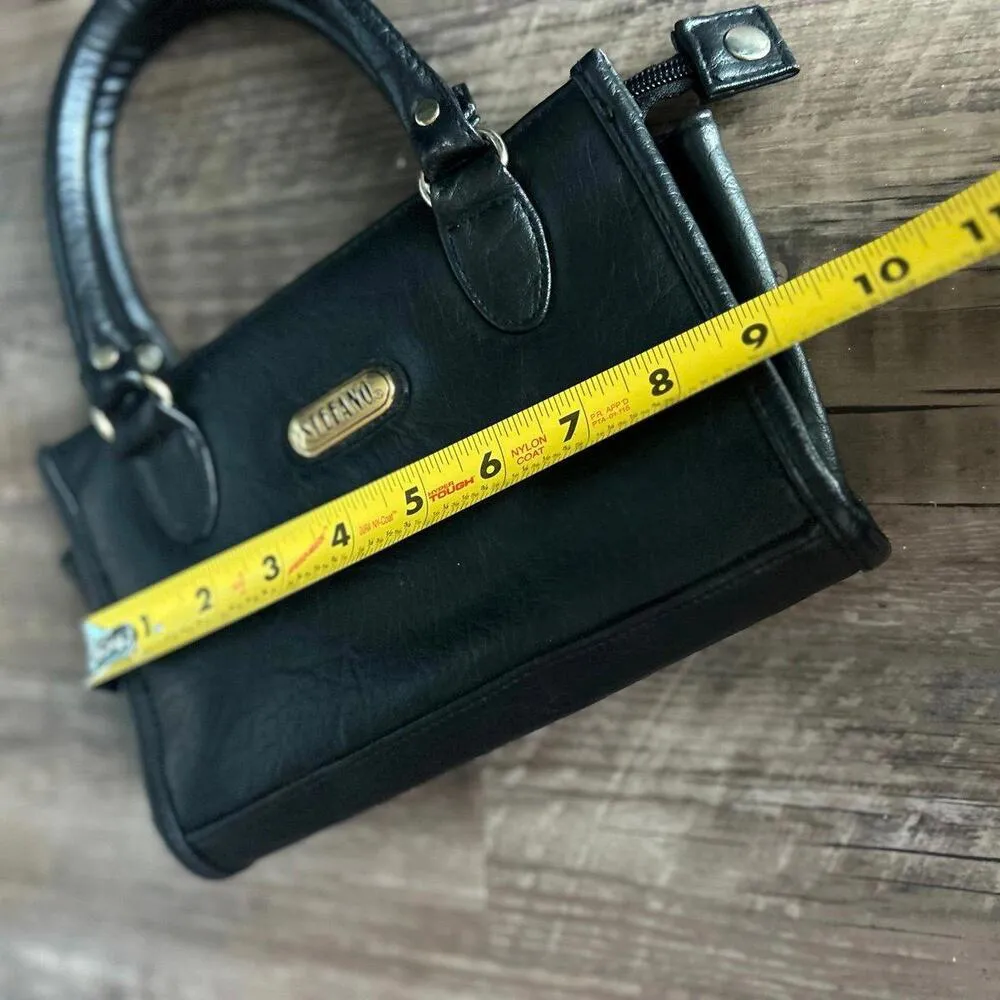 Stefano Vintage Black Handbag in Great Condition! - Image 8
