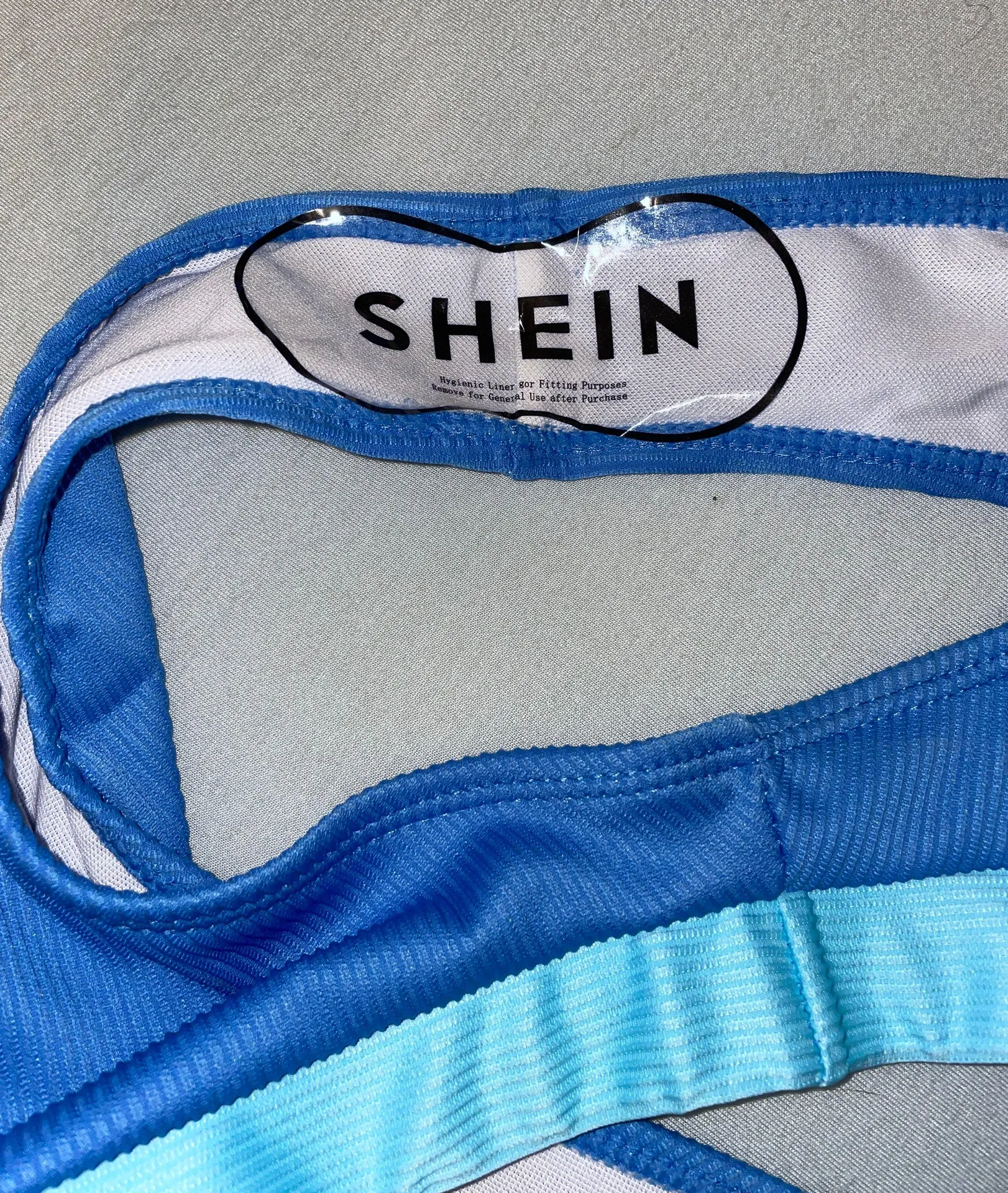 SheIn Blue  High Waisted Bikini - Image 4