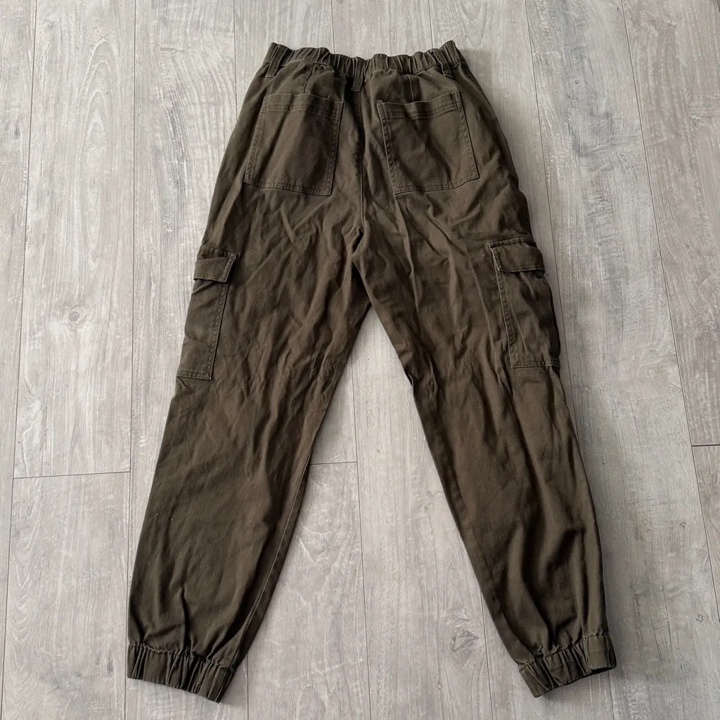 Kim Possible Aeropostale Cargo Pants in Olive Y2K army streetwear bottoms small - Image 5