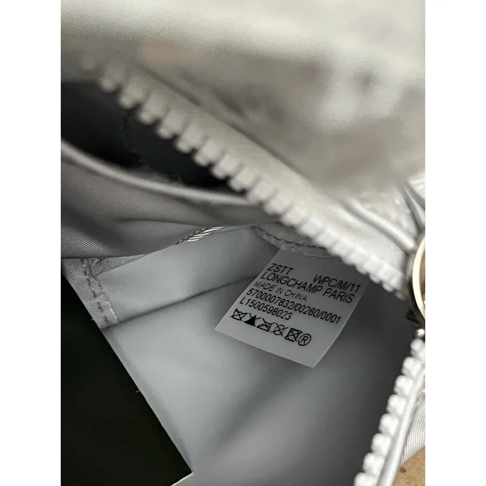 Longchamp Le Pliage XS Crossbody Bag Silver  AUTHENTIC New without tag - Image 4