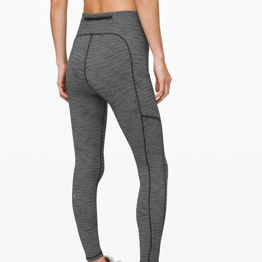 Lululemon  Speed Up Tight 28" Knit Black Heather - Image 3