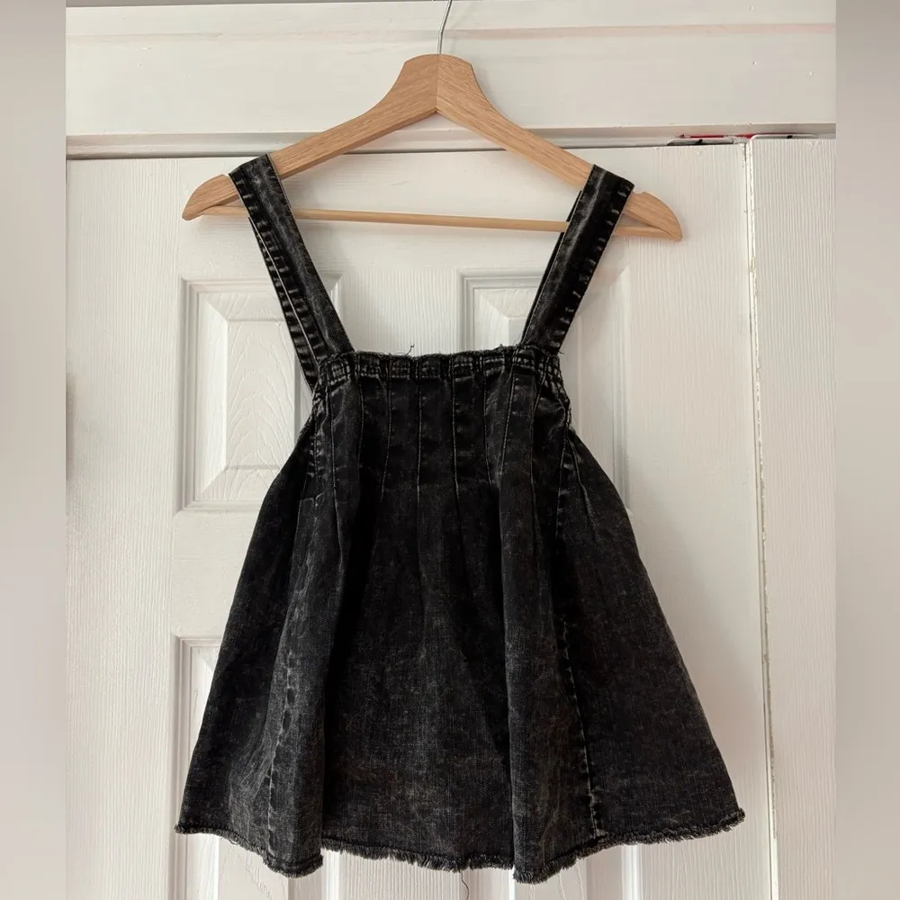 Free‎ People Size Small Marina Denim Babydoll New Condition - Image 3