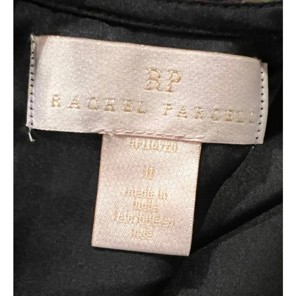 RACHEL PARCELL Floral Tie Neck Long Sleeve Satin Dress (10) - Image 7