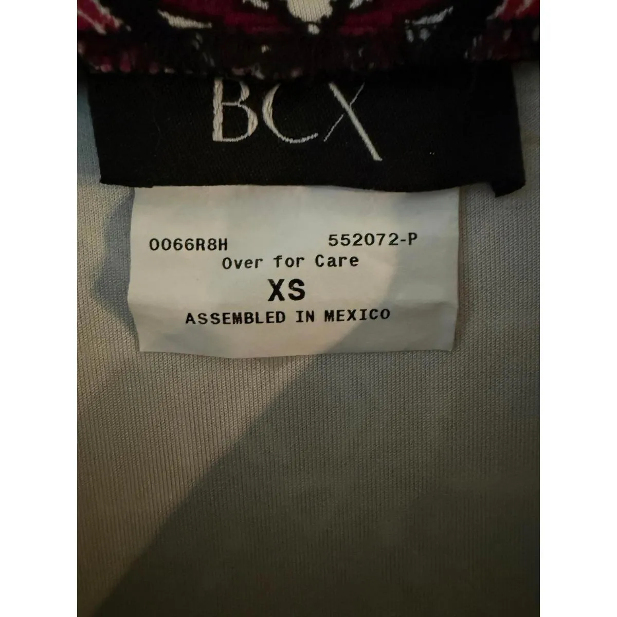 BCX Women's Junior's Skirt Size XS Extra Small Midi Colorful Burgundy Black - Image 5