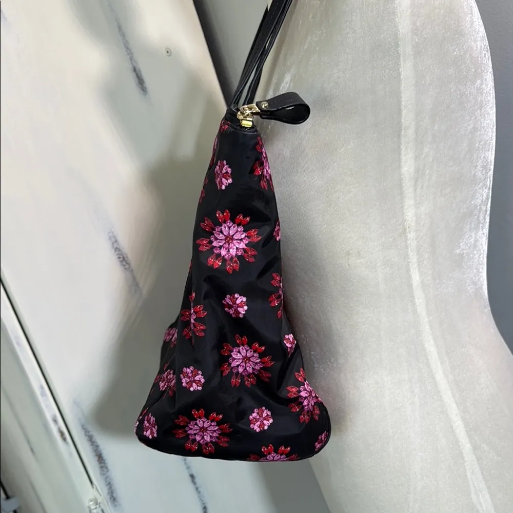 Michael Kors Floral Black Bag - Image 3