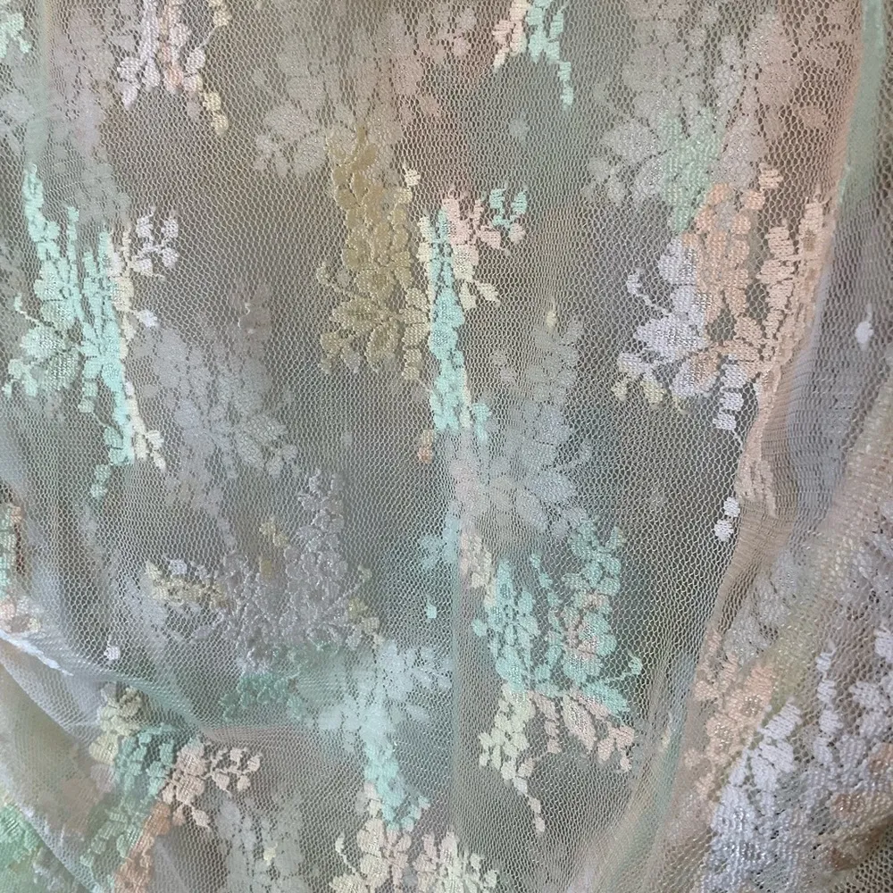 Intimately  “Nice Try” Lace Muscle Tank in Hazy Combo (pastels), NWOT - Image 9