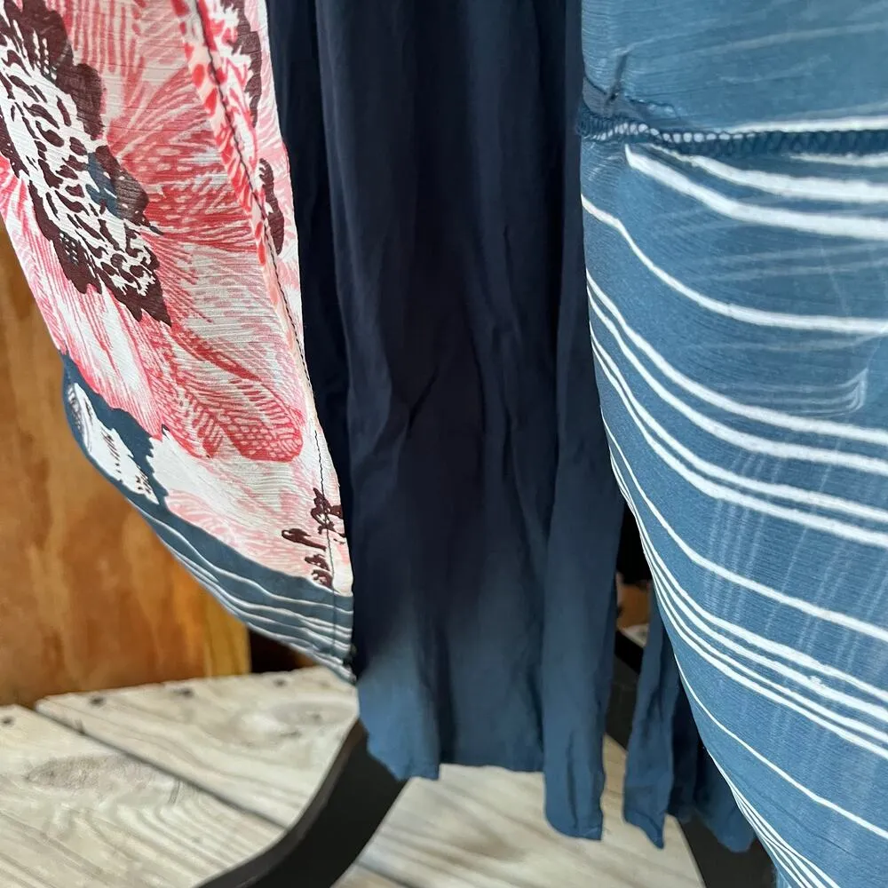 Abercrombie And Fitch Chiffon Sleeveless Maxi Dress With Rope Belt Size SP - Image 10