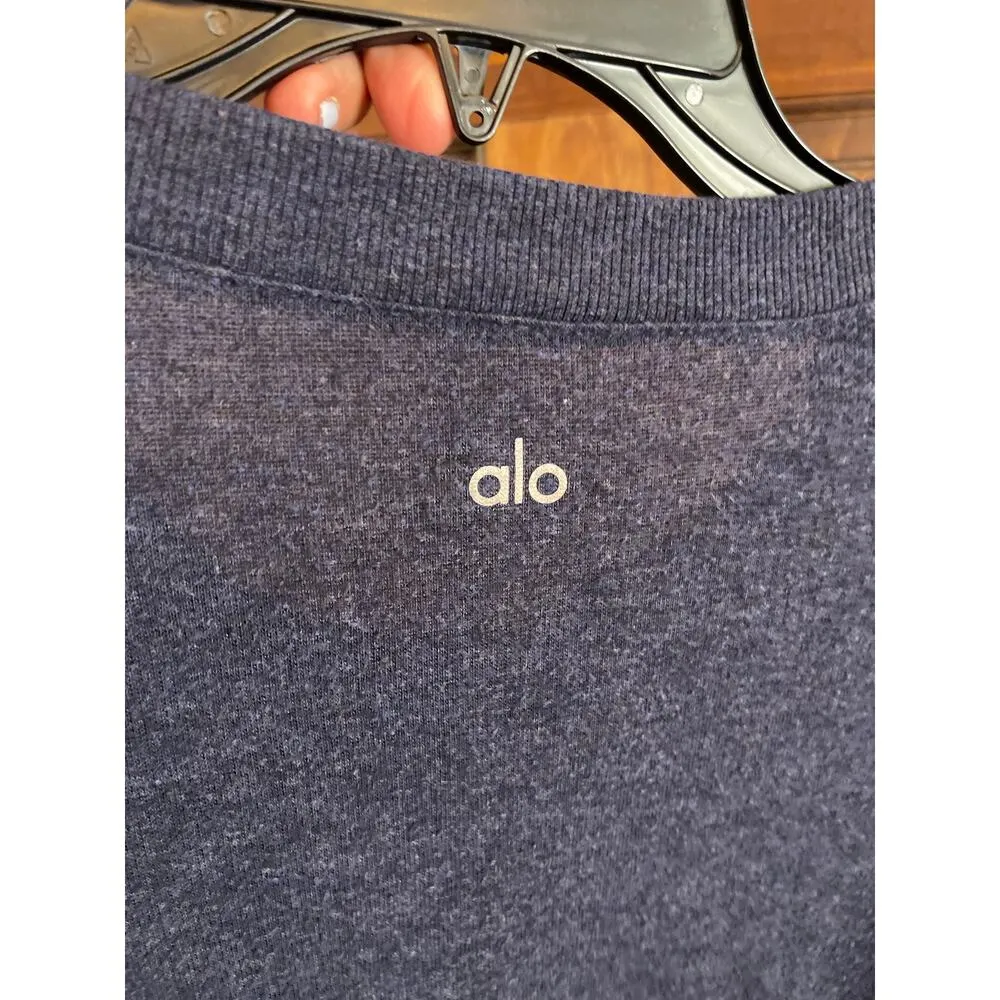 ALO GLIMPSE PULLOVER NAVY MEDIUM Blue - Image 5