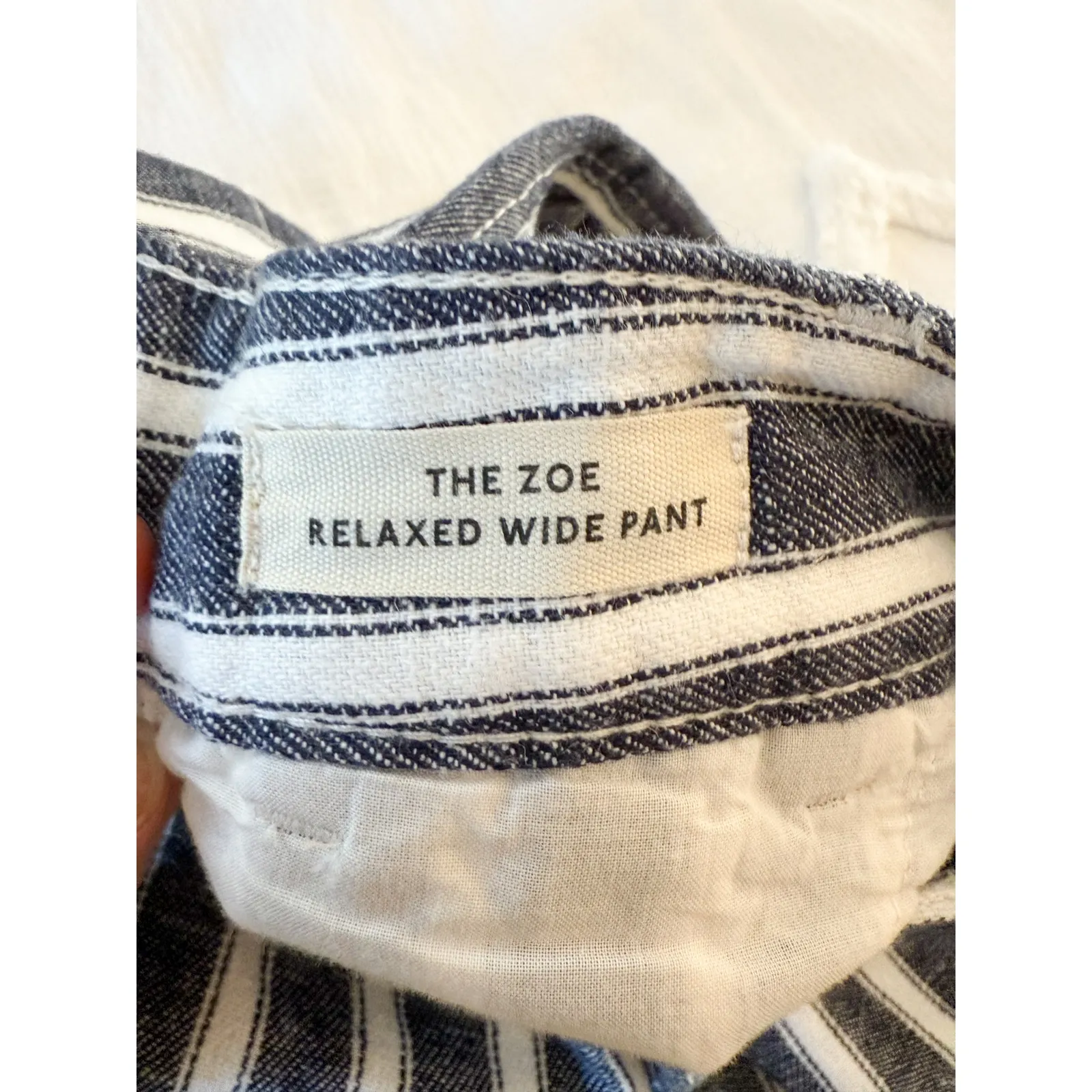 Madewell | NWT | The Tall Zoe Relaxed Wide Pant in Linen-Cotton Blend | Sz T4 - Image 10