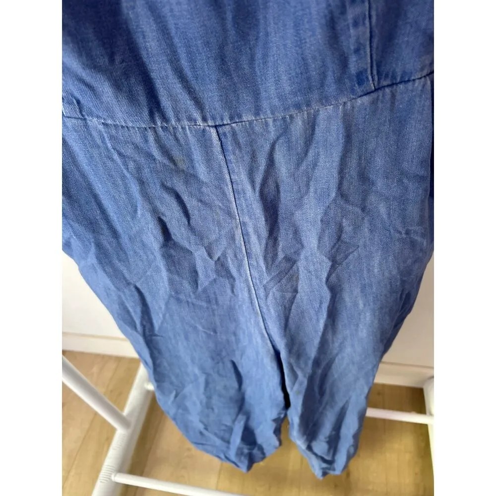 Old Navy Denim Blue Jumpsuit Size Large - Image 2