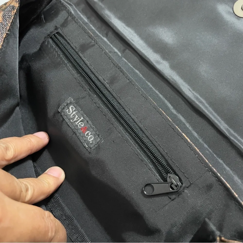 STYLE & CO. Snake print Clutch Bag - Image 10