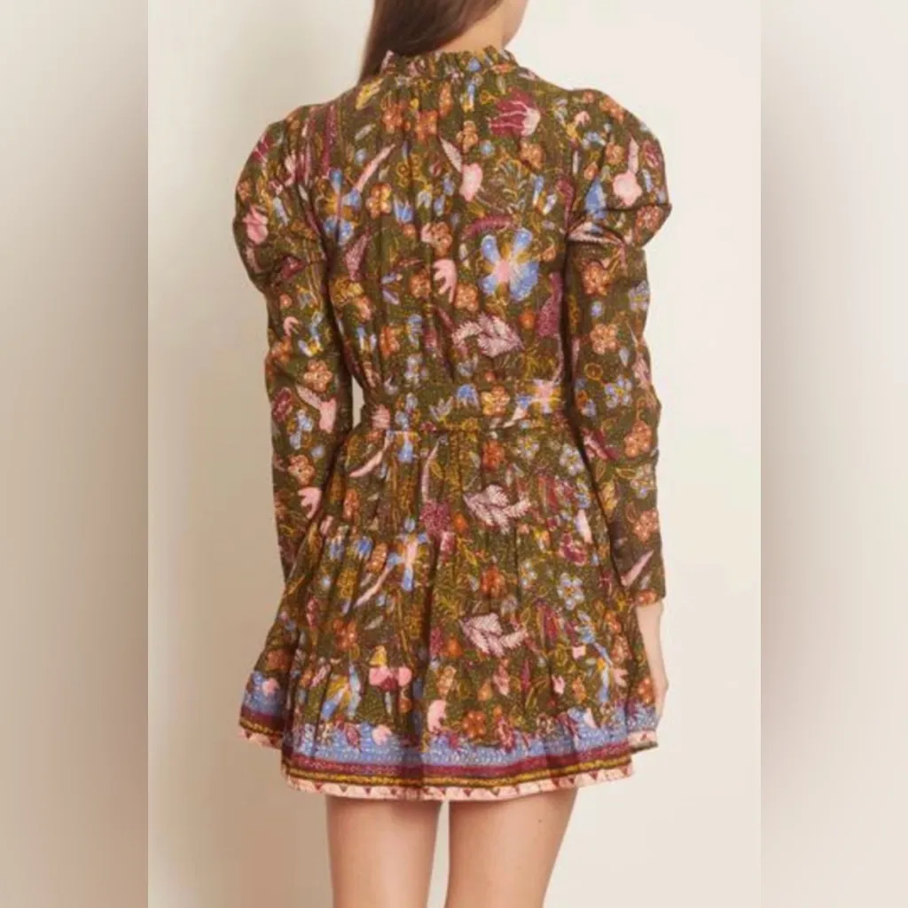 Ulla Johnson Naima Dress Pine Floral Size 2 - Image 4