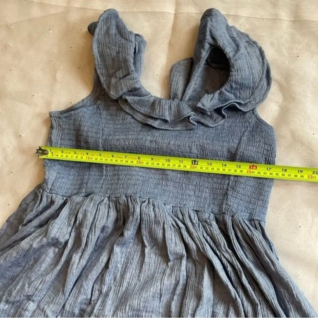 NWT HATCH The Sarah midi Dress cotton blue SZ4 bust up to 46in Size undefined - Image 7