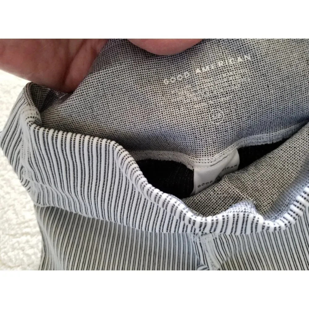 GOOD AMERICAN seamless ribbed legging White Blue/Black S/M = 1/2 - Image 5