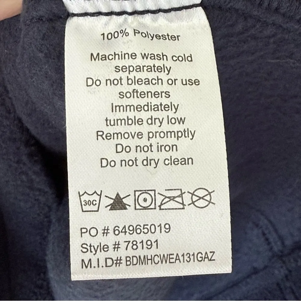 Nashville NWT Core365 Navy Blue Fleece Zip Vest‎ cowboy boot Embroidery XL - Image 8