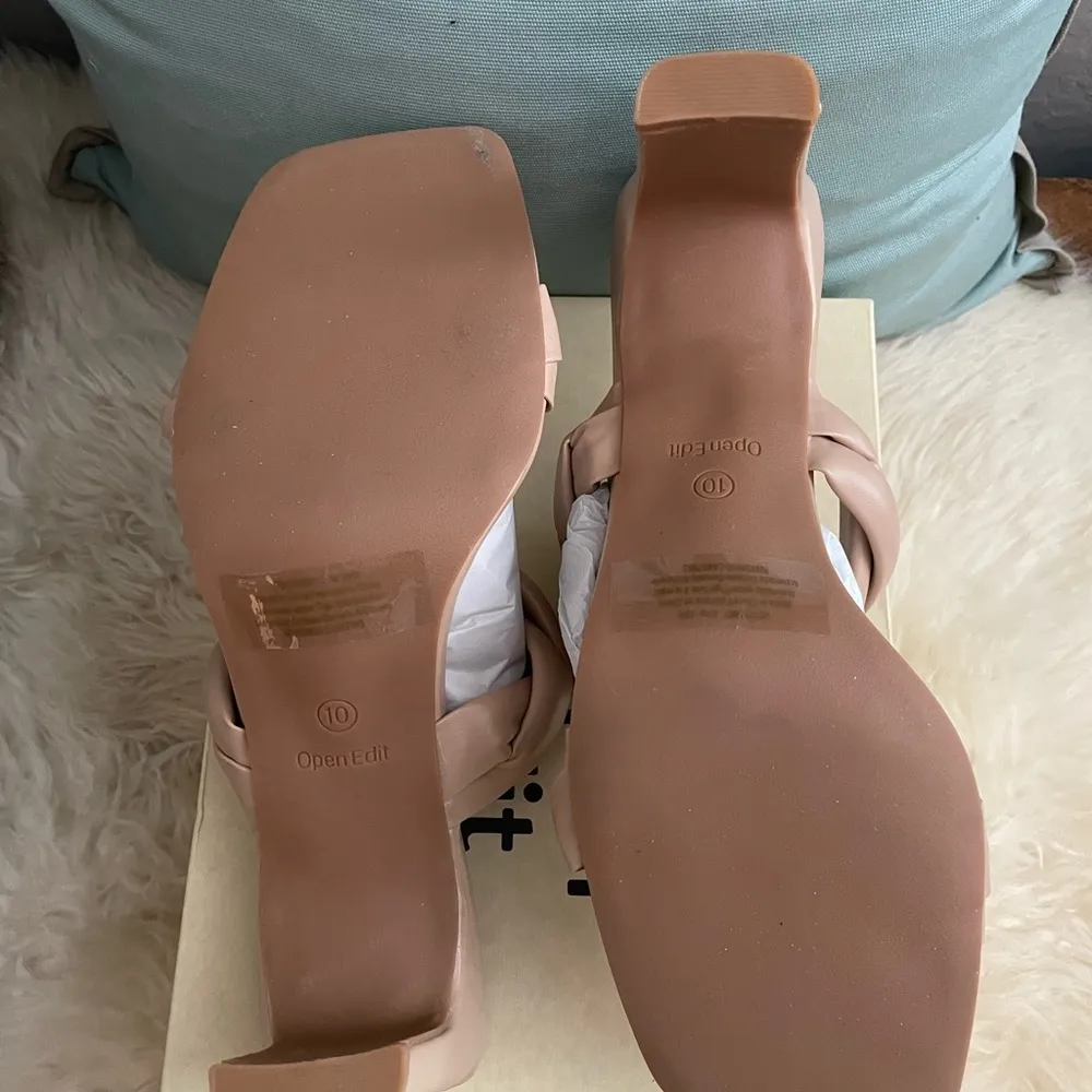 Open Edit Nordstrom Nude sandals - Image 4