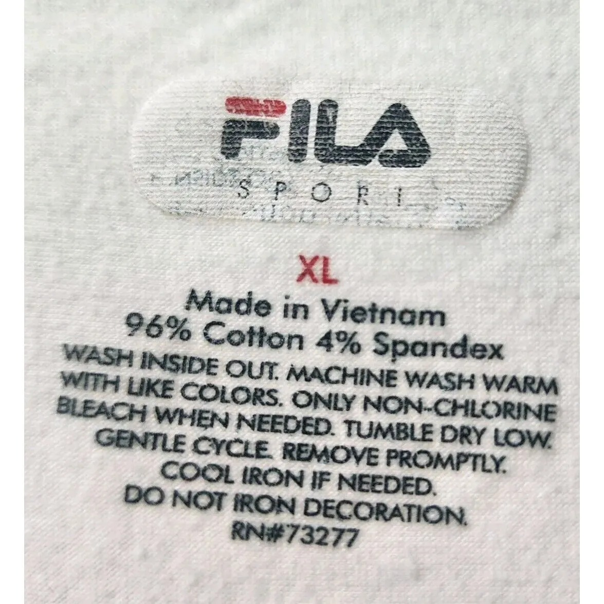 Fila Sport Tank Top Sleeveless Athletic Activewear Pink Accents‎ XL - Image 3