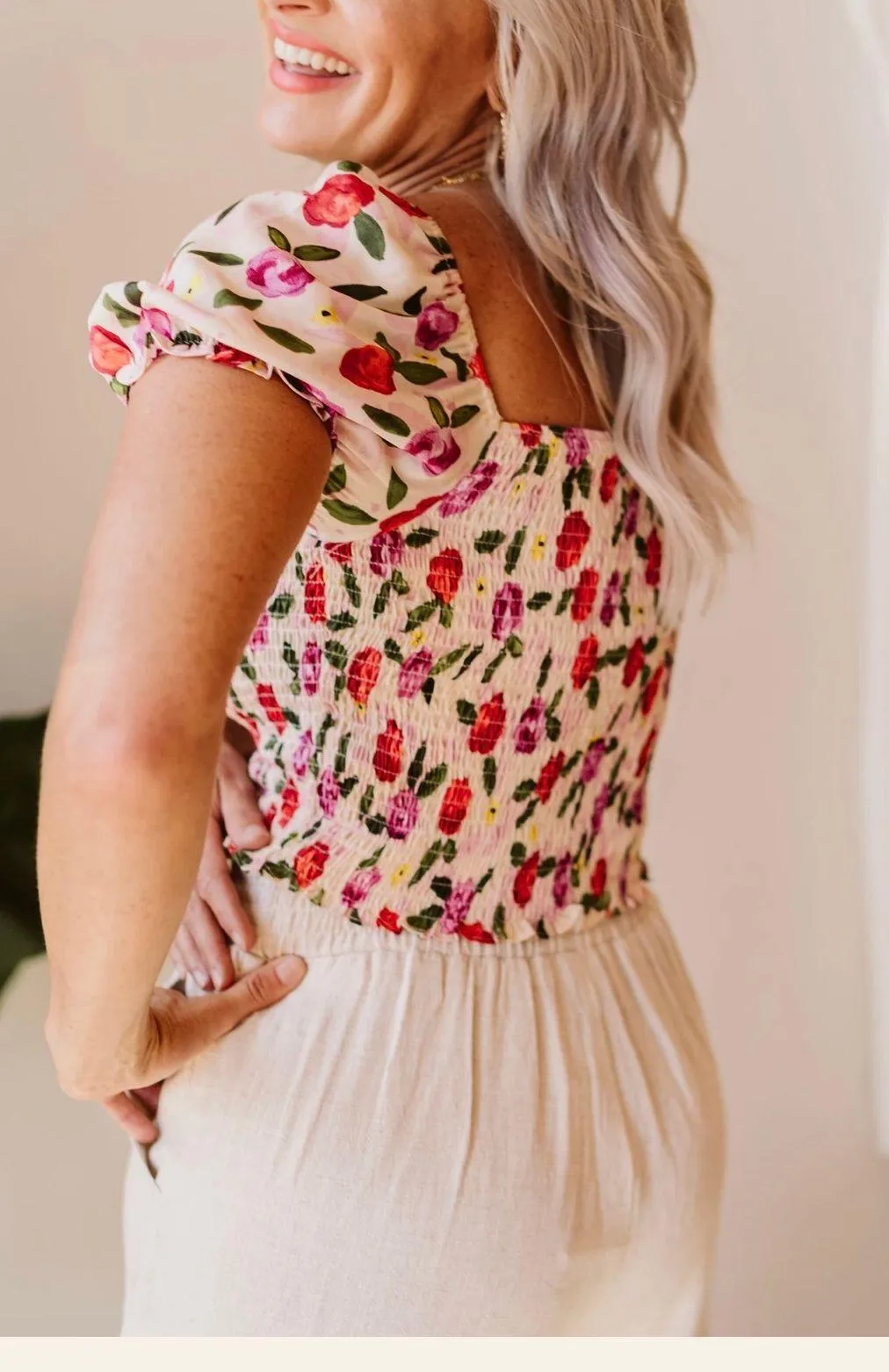 Bouquet Smock Top - Image 4