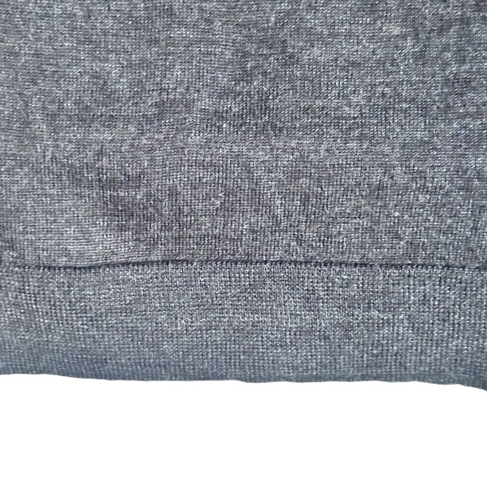 AllSaints dark grey 100% merino wool crew neck tight sleeve Ero Jumper - Size S - Image 9