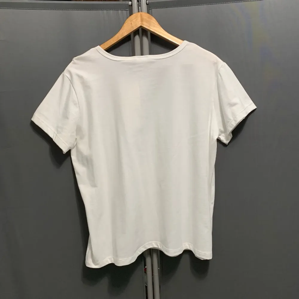 B16-NEW! Women's White Stag T-Shirt XL 16-18 Plus size Vintage VTG - Image 3