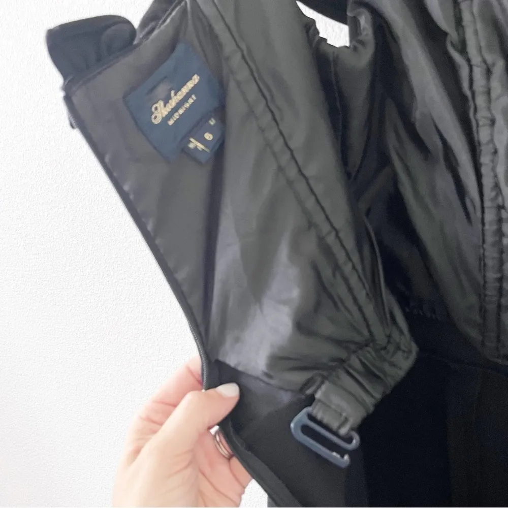 Shoshanna Virginia Asymmetrical Ruffle Neckline Sheath Maxi Dress in Black - Image 8