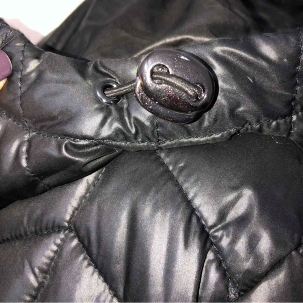 Kenneth Cole New York Multi Quilt Hooded Cire Coat Small EUC - Image 5