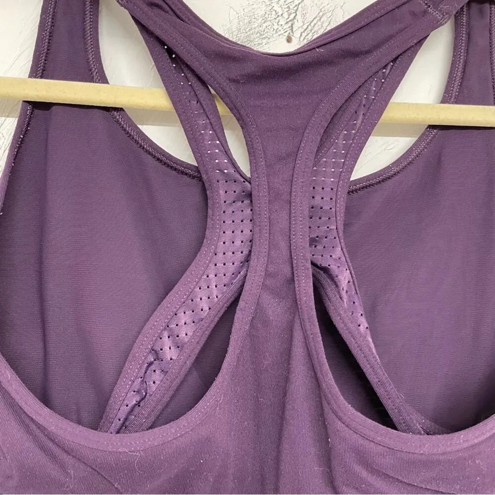 Victoria Secret Sport Purple Razor Back Sports Bra Womens M Gorpcore Athletic - Image 4