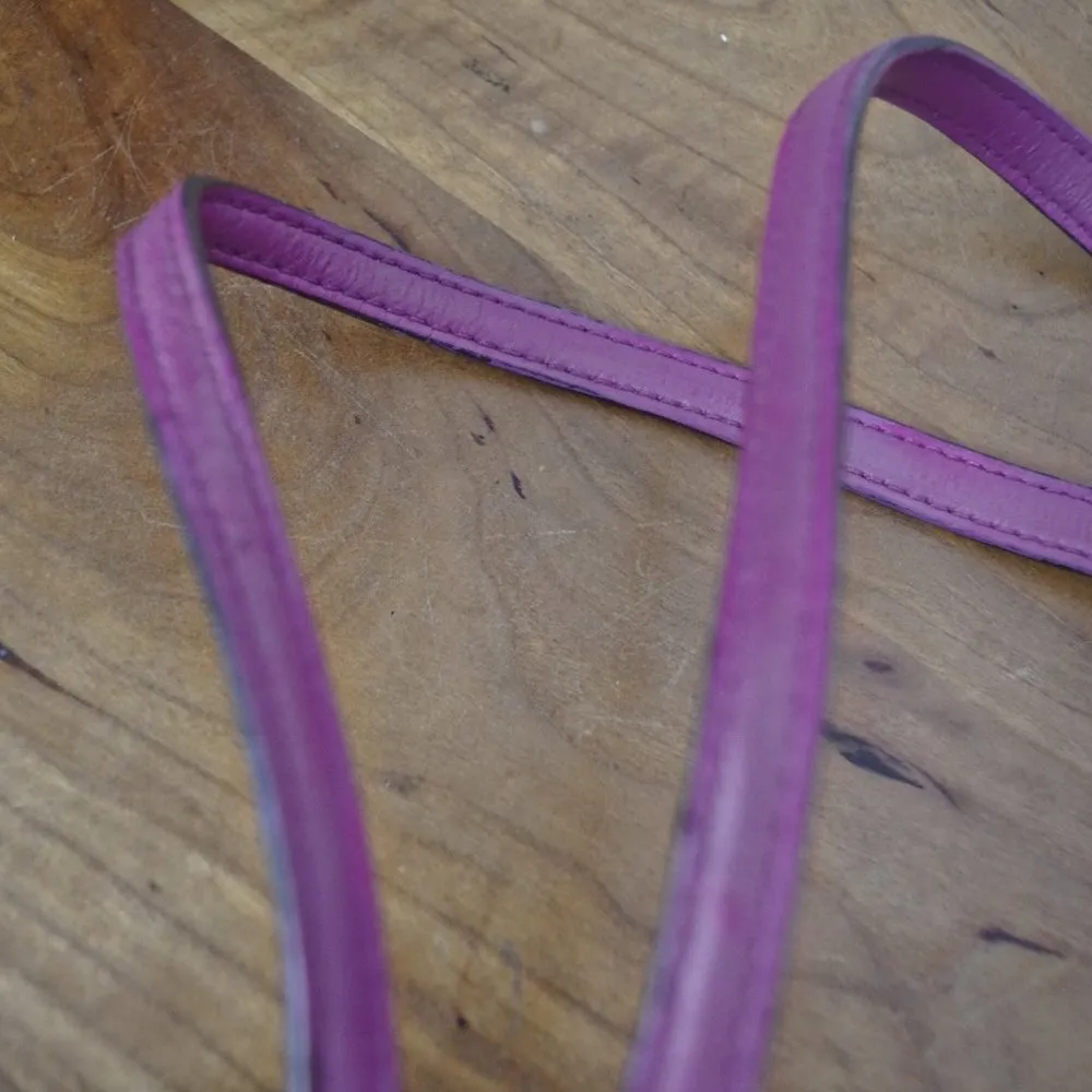 Kate Spade New York Purple Pebbled leather Shoulder Bag - Image 8