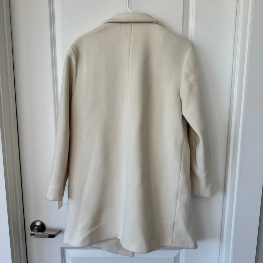 Reiss Cream Women's Pea Coat - Image 2