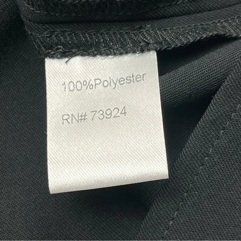 Ming Wang Black White Button Front Dress‎ Womens Size Medium Short Sleeve - Image 3