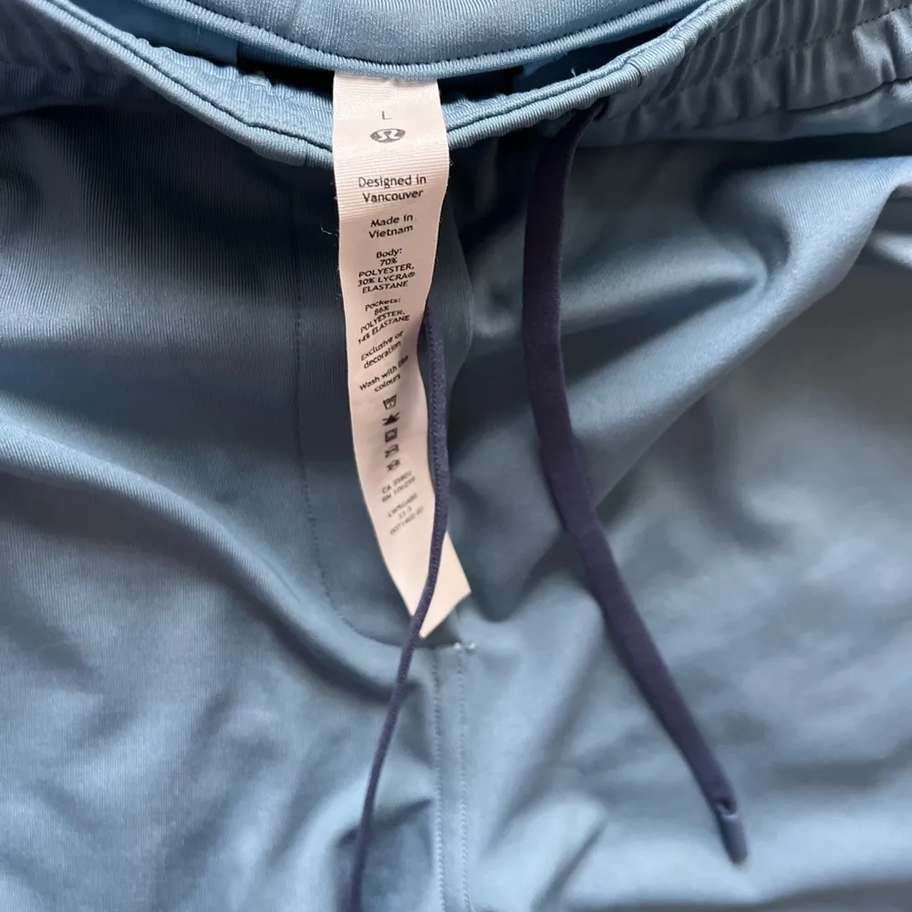 lululemon athletica Straight-Leg Mid-Rise Pant Full Length Utility Blue-Size L - Image 5