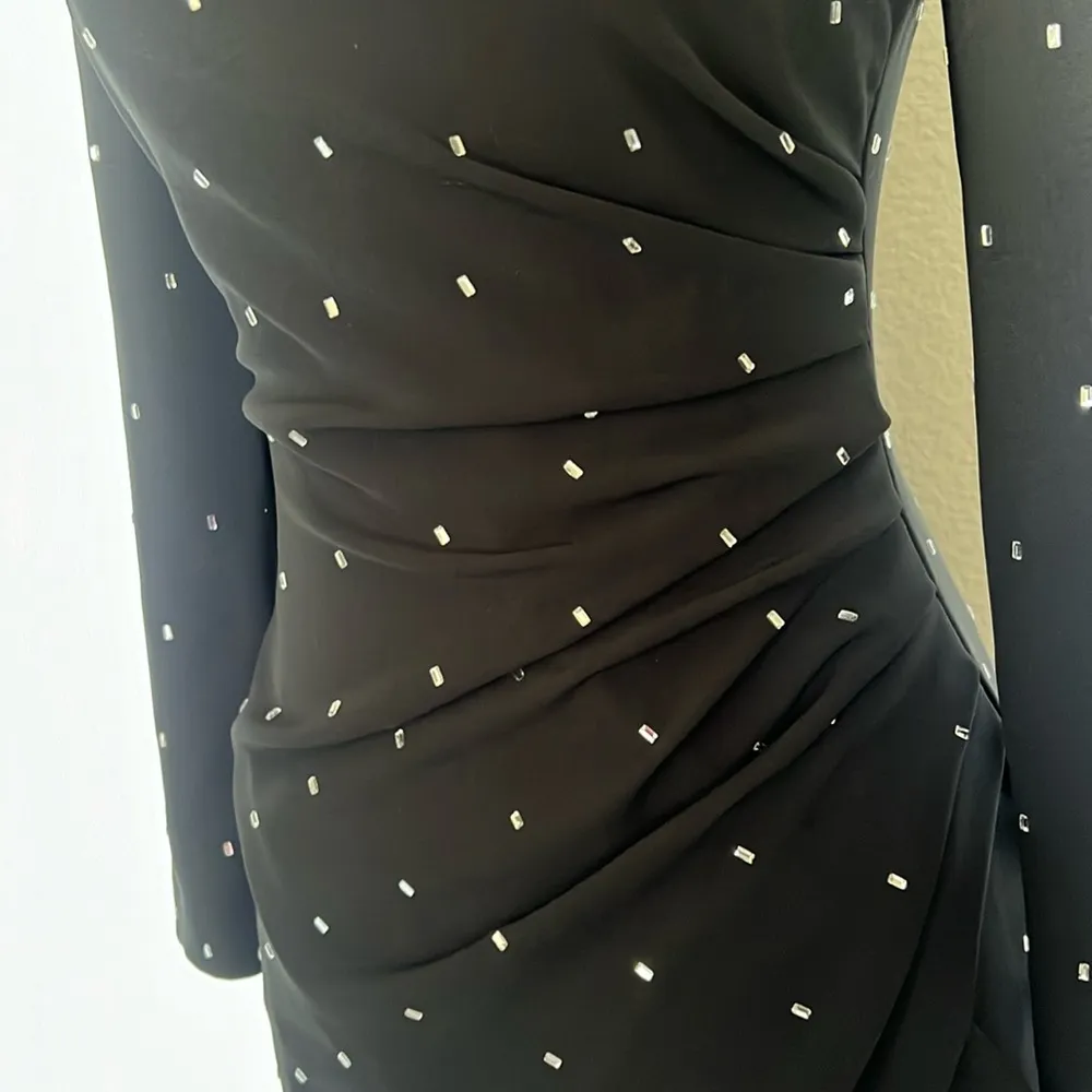 A.L.C. Lana Studded Long-Sleeve Mini Dress - Image 7