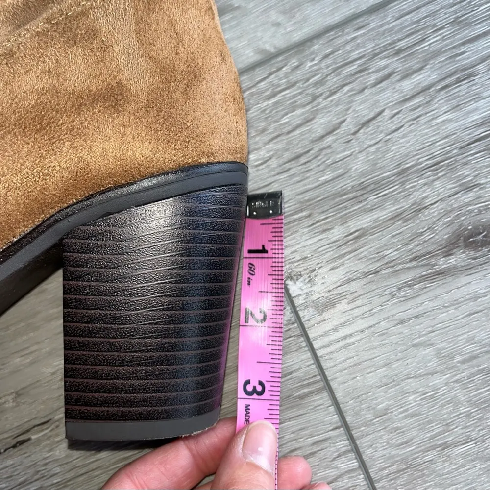 Over the Knee Boots Block heel 8 brown - Image 9