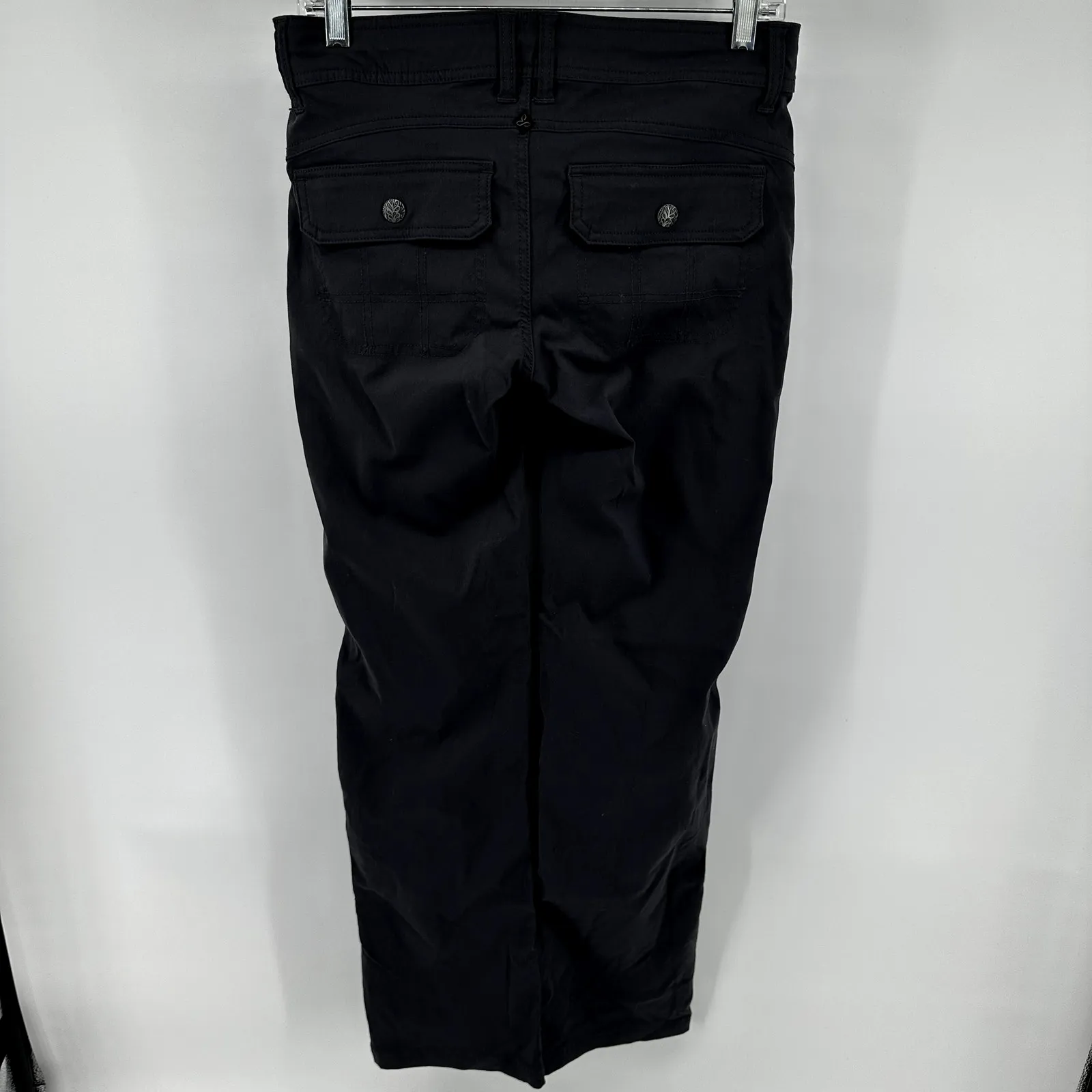 Prana Halle Pants Stretch Zion DWR Relaxed Fit Straight Mid Rise Gray 2R - Image 7