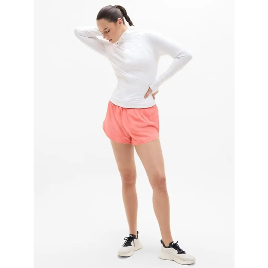 Athleta L Speedwork Run Short Mimosa Pink Large - Image 2