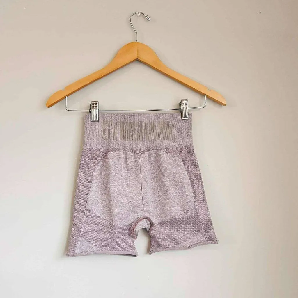 Gymshark Lilac Purple High Rise Biker Shorts Size Xs - Image 2