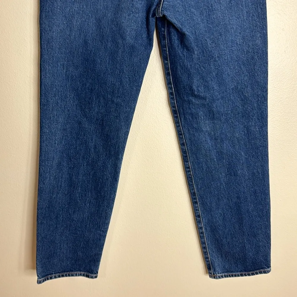 Veronica Beard Ryleigh slim straight high waist dark wash jeans ankle size 4 - Image 10